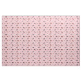 Italienisches Windhund-Stoff rosa Stoff (Fat Quarter (45,7 x 55,9 cm))