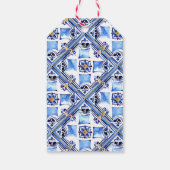 Italienisches Zitronenbougainvillea Brautparty bev Geschenkanhänger (Rückseite)