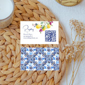 Italienisches Zitronenbougainvillea Zitrusfrüchte- Begleitkarte