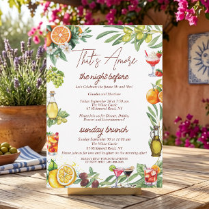 Italienisches Zitrus-Probeessen und Sonntagbrunch Einladung