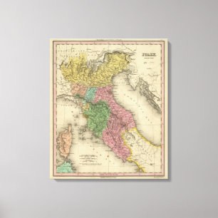 Italiennordteil Leinwanddruck