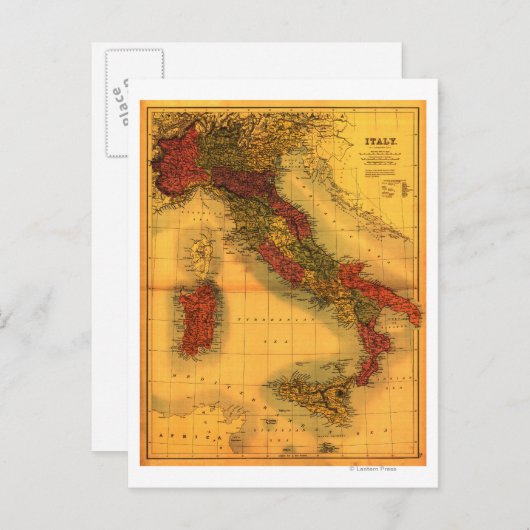 ItalienPanoramakarte Italien Postkarte (Vorne/Hinten)
