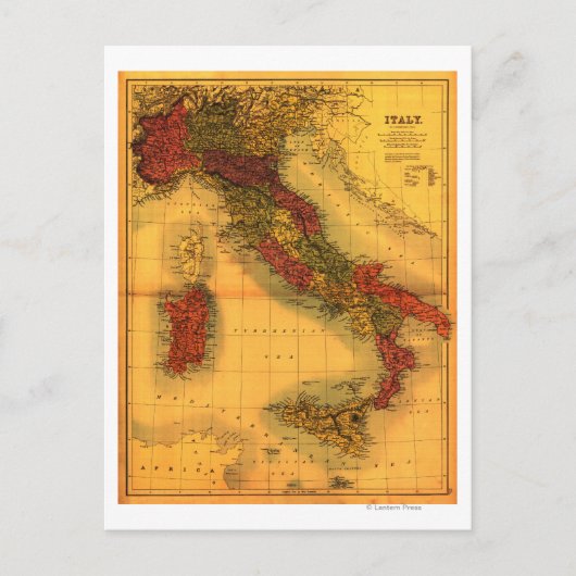 ItalienPanoramakarte Italien Postkarte (Vorderseite)