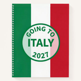 Italienreise 2027 notizblock