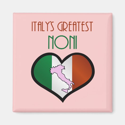 Italiens Bester Noni Magnet (Vorne)