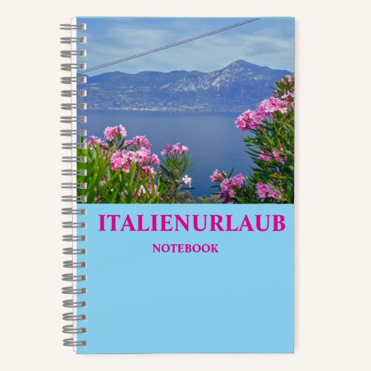 Italienurlaub-Gardasee Notizblock (Vorderseite)