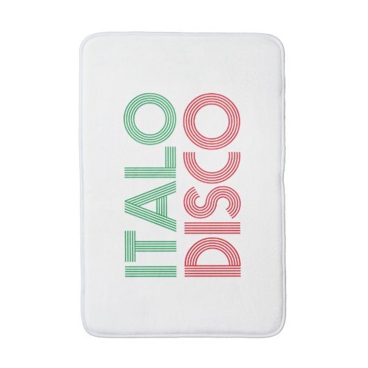 ITALO DISCO BADEMATTE (Vorderseite Vertikal)