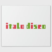 ITALO DISCO GESCHENKPAPIER (Flach)