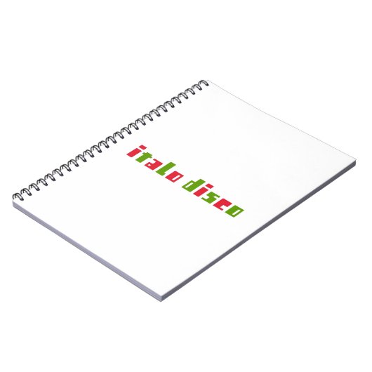 ITALO DISCO NOTIZBLOCK (Linke Seite)