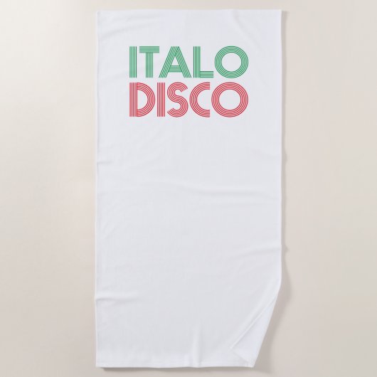 ITALO DISCO STRANDTUCH (Vorderseite)