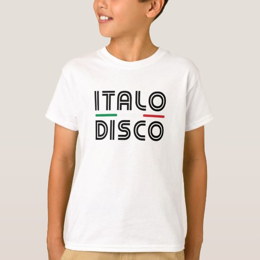 Italo Disco T-Shirt (Vorderseite)