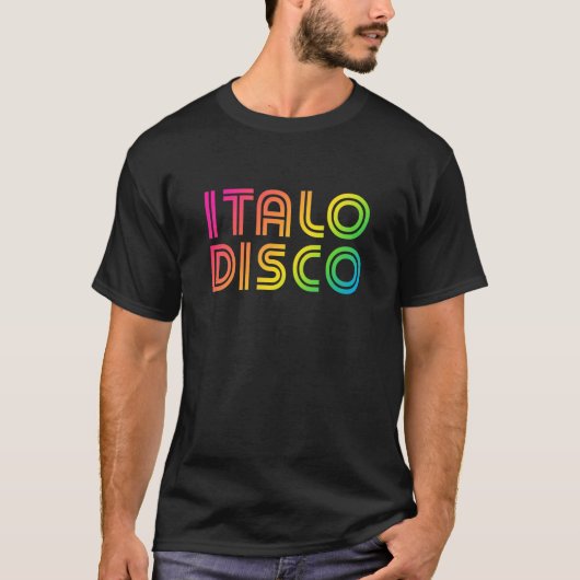 Italo Disco T-Shirt (Vorderseite)