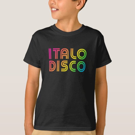 Italo Disco T-Shirt (Vorderseite)