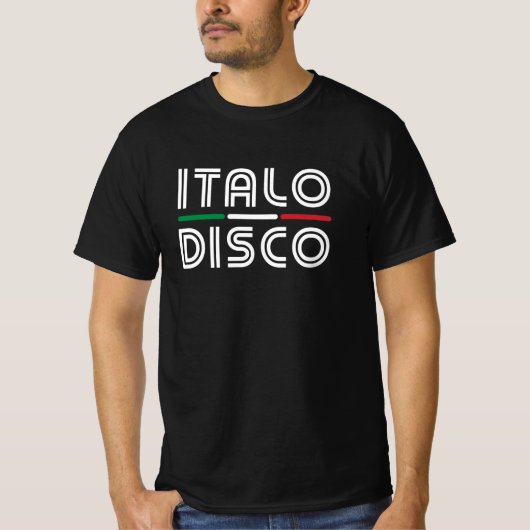 Italo Disco T-Shirt (Vorderseite)
