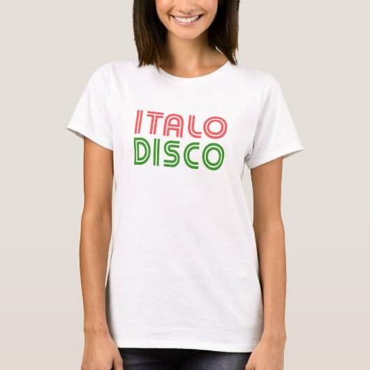 Italo Disco T-Shirt (Vorderseite)