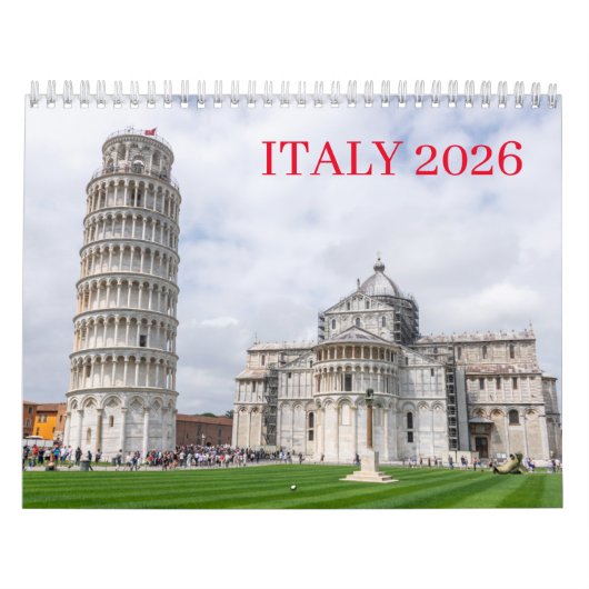 Italy 2026 calendar kalender (Titelbild)