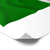 Italy and Sicilia waving flags Poster (Ecke)