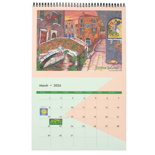 ITALY CALENDAR KALENDER (Mär 2026)