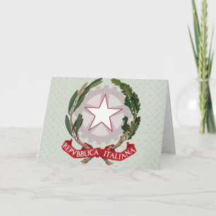 Italy Coat of Arms detail Karte
