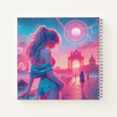 Italy | Ethereal Dreamy Urban Vaporwave Retrowave Notizblock (Rückseite)