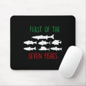 Italy Feast Of The Seven Fishes Italian Christmas Mousepad (Mit Mouse)