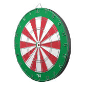 Italy Flag Patriot's Bullseye Dartscheibe (Vorderseite rechts)