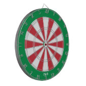 Italy Flag Patriot's Bullseye Dartscheibe (Vorderseite Links)
