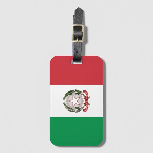 Italy flag phone case gepäckanhänger (Vorderseite Vertikal)