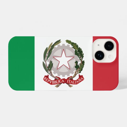 Italy flag phone case iPhone hülle (Rückseite (Horizontal))