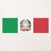 Italy flag phone case yogamatte (Rückseite (Horizontal))