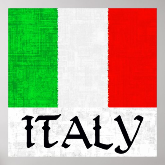 ITALY FLAG Poster (Vorne)