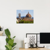 Italy, Florence, View of Florence Cathedral Poster (Heimbüro)