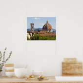 Italy, Florence, View of Florence Cathedral Poster (Küche)
