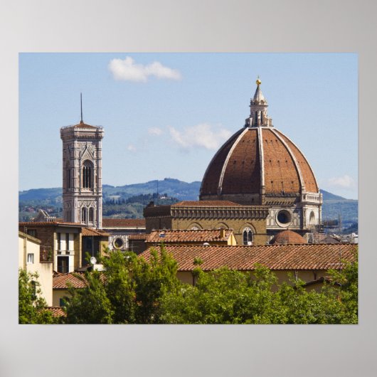 Italy, Florence, View of Florence Cathedral Poster (Vorne)