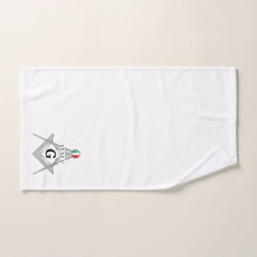 Italy freemasonry sign badhandtuch set (Handtuch)
