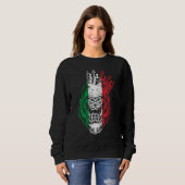 Italy Gorilla Italian Flag Gorilla Sweatshirt (Vorne ganz)