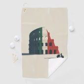  Italy-Inspired Colosseum Golf Towel Golfhandtuch (Insitu)