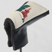 Italy-Inspired Colosseum Putter Headcover (3/4 Vorderseite)
