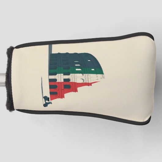 Italy-Inspired Colosseum Putter Headcover (Vorderseite)