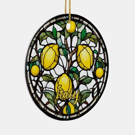 Italy Lemon Tree  Keramik Ornament (Rechts)