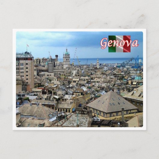 Italy - Liguria - Genoa - Downtown - Postkarte (Vorderseite)