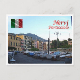 Italy - Liguria - Nervi - Marina - Postkarte