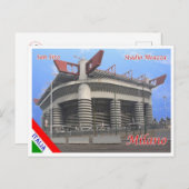 Italy - Lombardy - Milan - San Siro Stadium Meazza Postkarte (Vorne/Hinten)