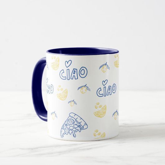 Italy Lover– Ciao Italian Vibes Tasse (Vorderseite Links)