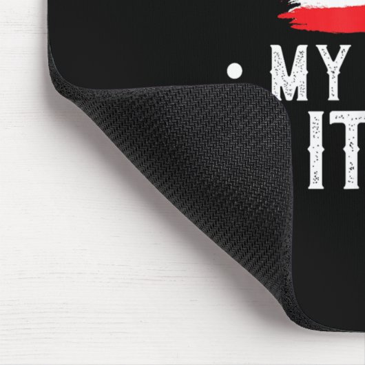 Italy Lover You Can't E Me My Wife Is Italian Mousepad (Ecke)
