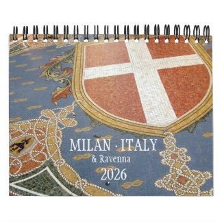 ITALY - Milan & Ravenna Calendar 2026 Kalender