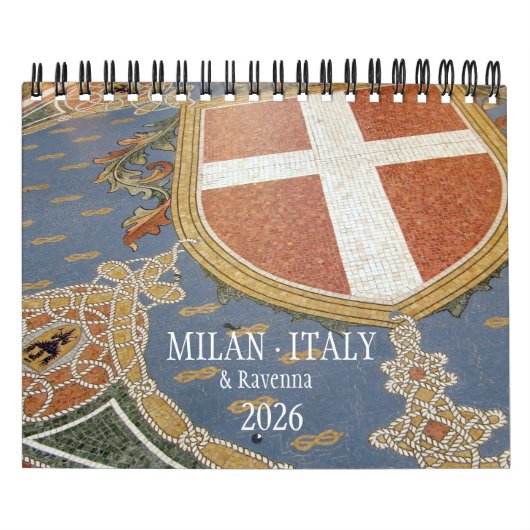 ITALY - Milan & Ravenna Calendar 2026 Kalender (Titelbild)