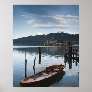 Italy, Novara Province, Orta San Giulio. Isola Poster
