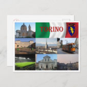 Italy - Piedmont - Torino - Mosaic - Postkarte (Vorne/Hinten)