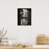 Italy, Sardinia, Bosa. Street detail. Poster (Küche)